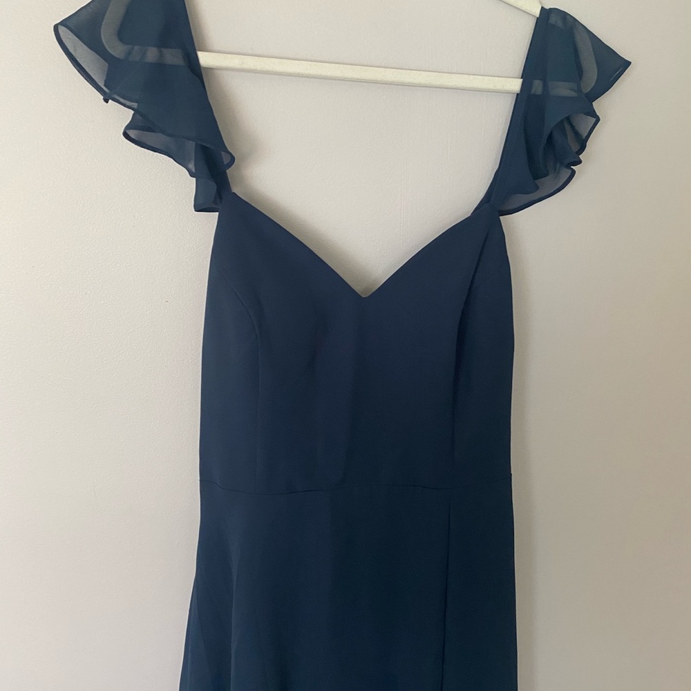 AZAZIE Everett Dress Navy size 14 - Picture 7 of 11